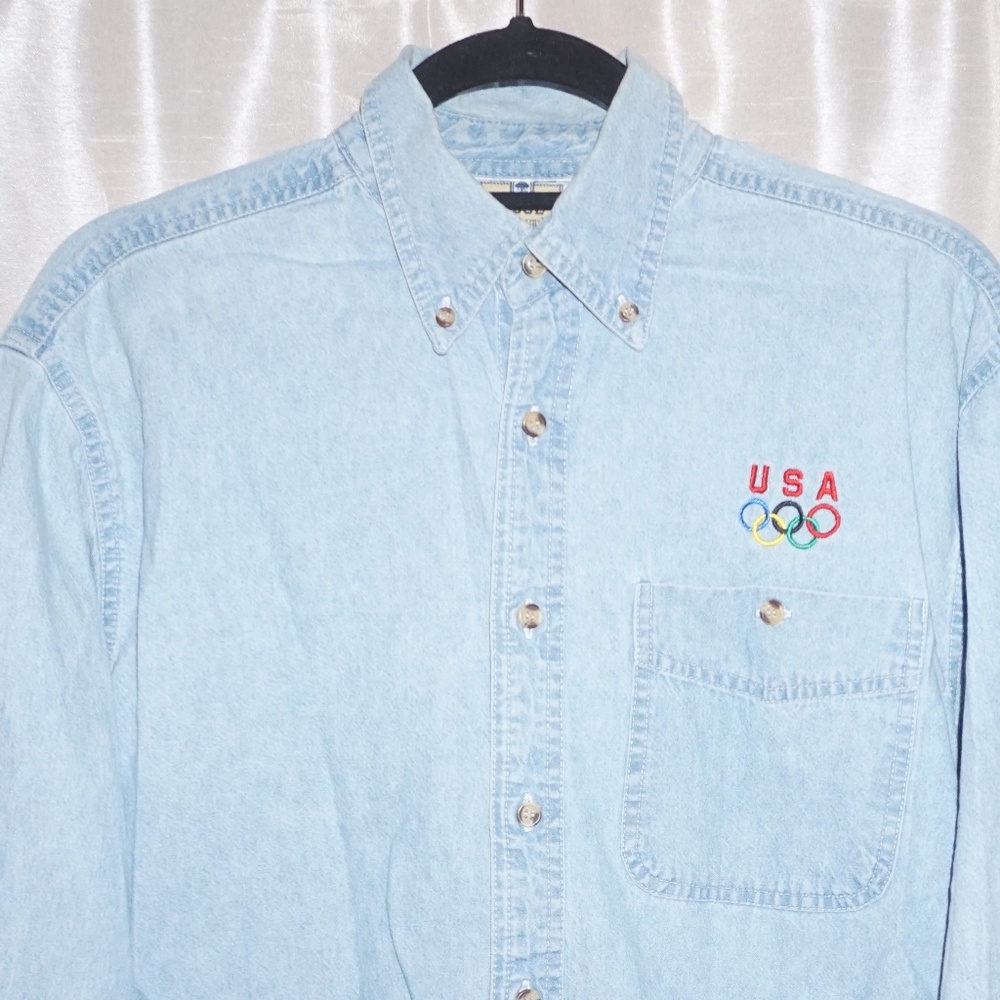 USA Olympics Jean Button Down